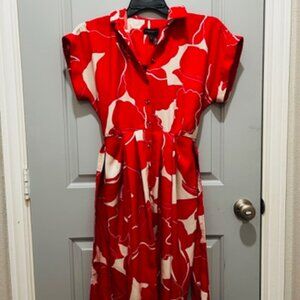 Donna Karan Women's Red Summer-dresses